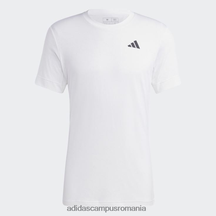 adidas campus romania tricou alb de tenis freelift bărbați alb J266N25878