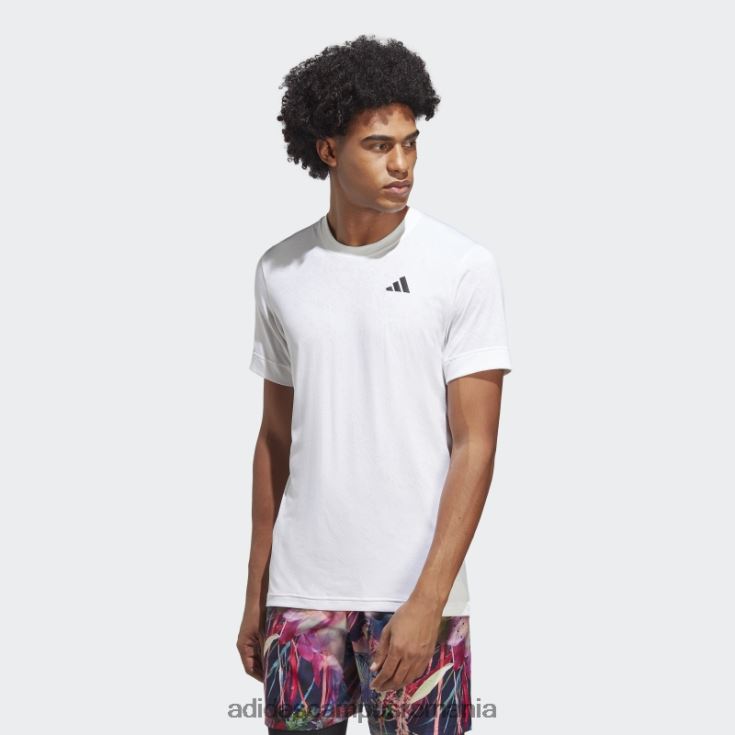 adidas campus romania tricou alb de tenis freelift fashion bărbați alb J266N21065