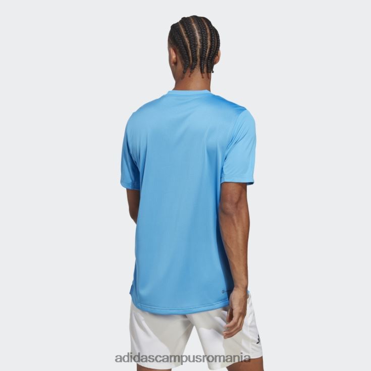 adidas campus romania tricou albastru de tenis club bărbați albastru J266N213906