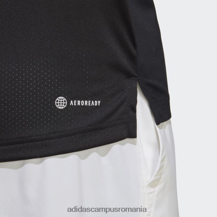 adidas campus romania tricou club de tenis negru bărbați negru J266N213490