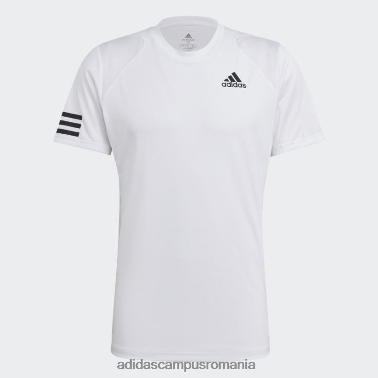 adidas campus romania tricou club tenis 3 dungi alb adidas bărbați alb negru J266N24896