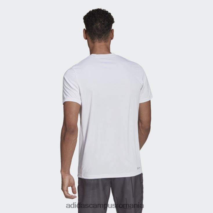 adidas campus romania tricou grafic club de tenis alb bărbați alb negru J266N215314