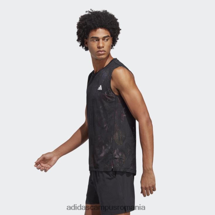 adidas campus romania tricou negru melbourne tenis fără mâneci bărbați negru J266N213697