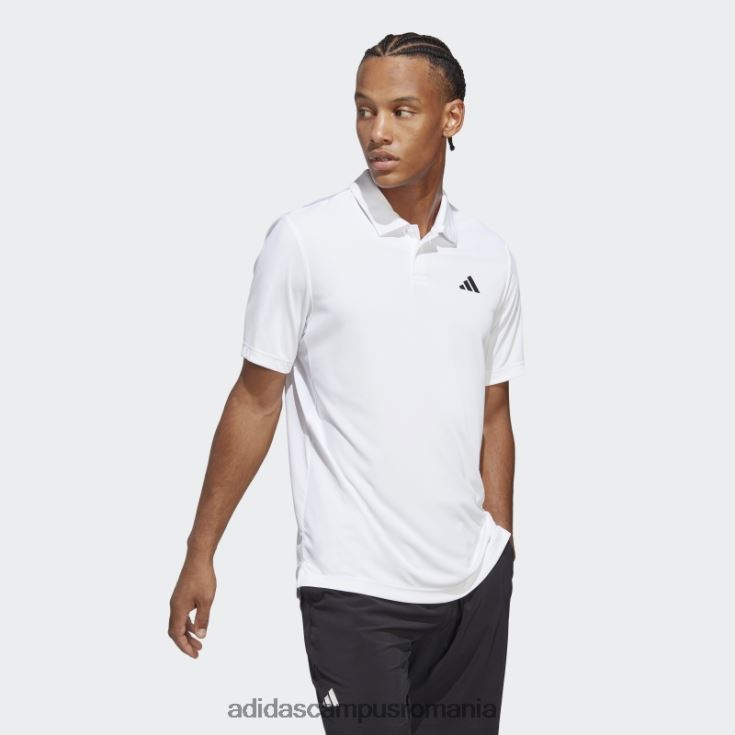adidas campus romania tricou polo club tenis alb bărbați alb J266N213669