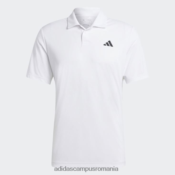 adidas campus romania tricou polo club tenis alb bărbați alb J266N213669