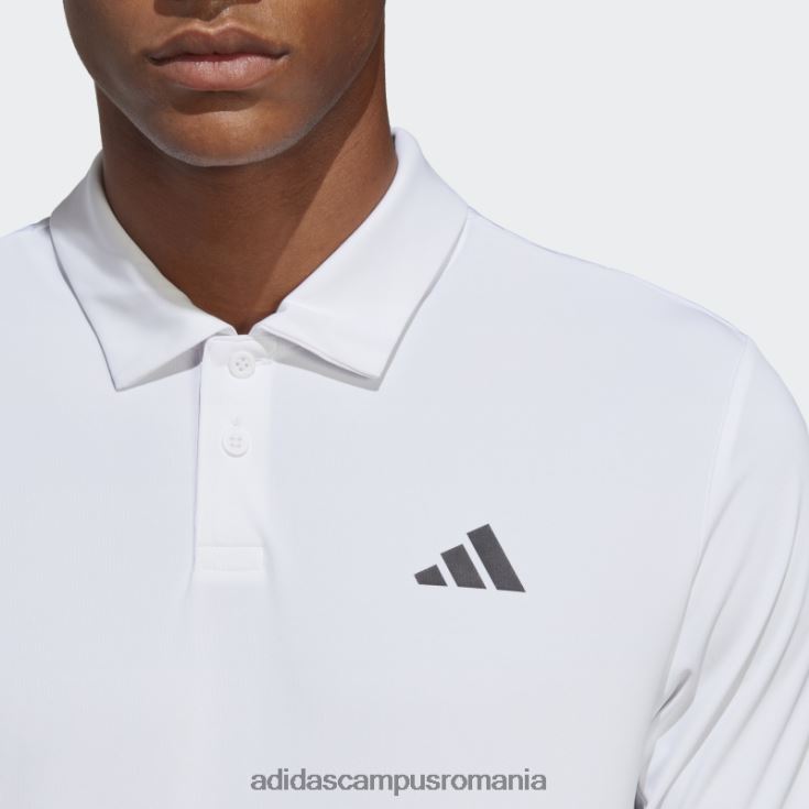 adidas campus romania tricou polo club tenis alb bărbați alb J266N213669