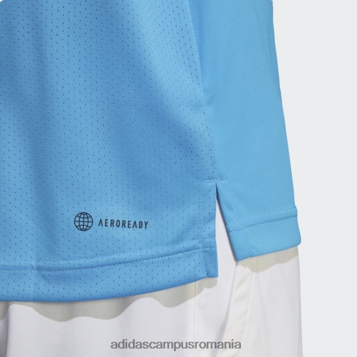 adidas campus romania tricou polo de tenis club albastru adidas bărbați albastru J266N213923