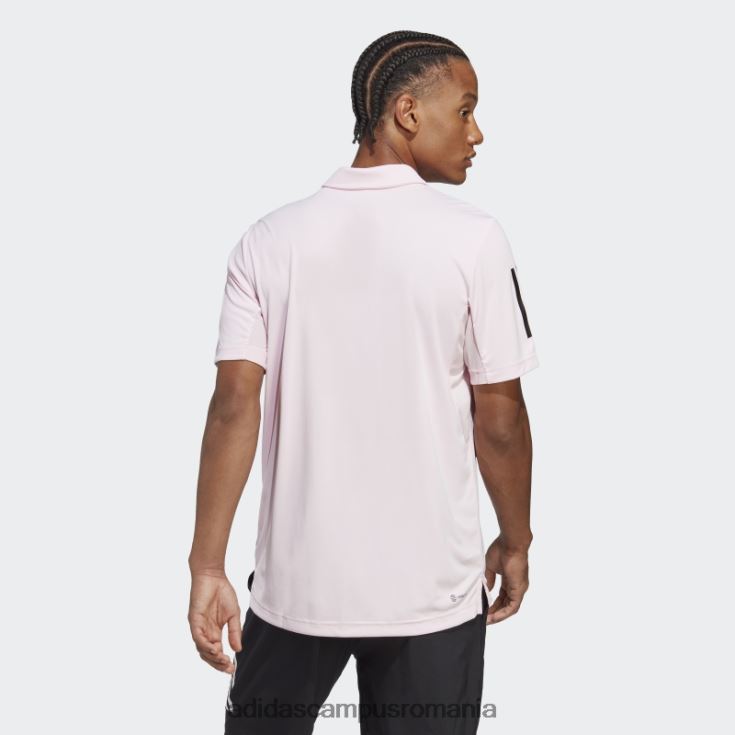 adidas campus romania tricou polo tenis club roz 3 dungi adidas bărbați roz J266N26513