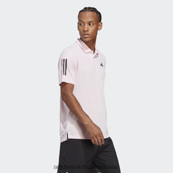 adidas campus romania tricou polo tenis club roz 3 dungi adidas bărbați roz J266N26513