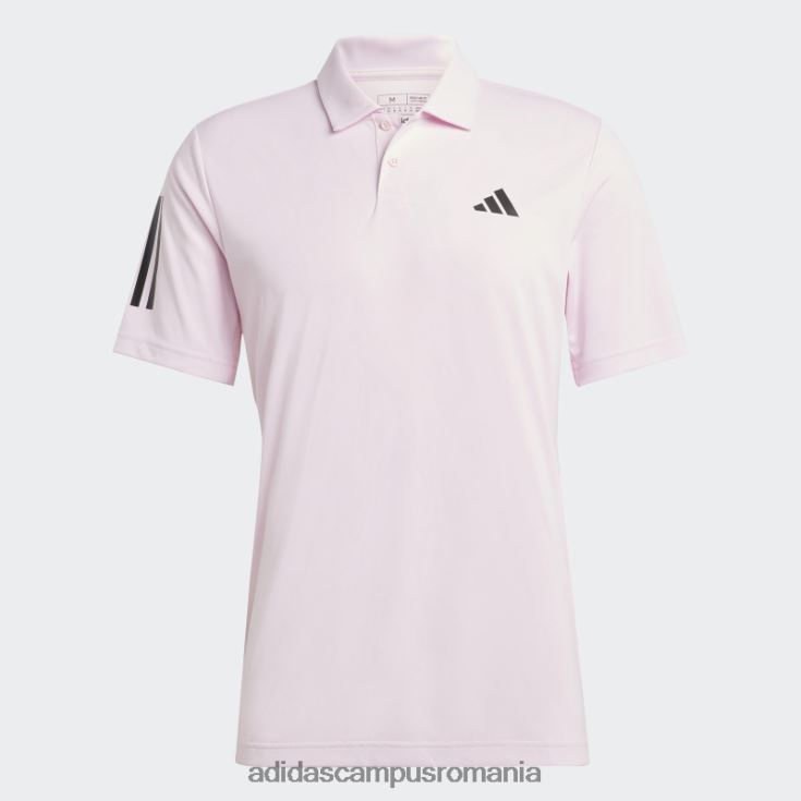 adidas campus romania tricou polo tenis club roz 3 dungi adidas bărbați roz J266N26513