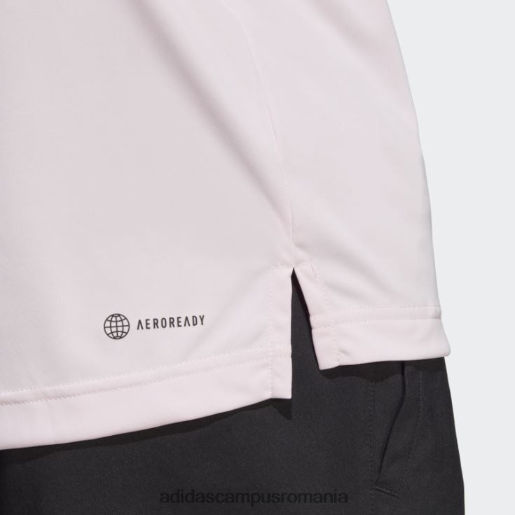 adidas campus romania tricou polo tenis club roz 3 dungi adidas bărbați roz J266N26513
