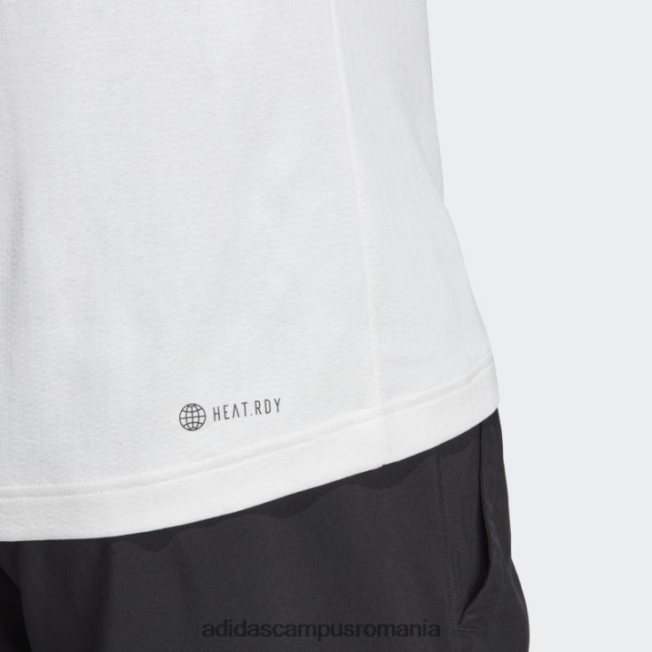 adidas campus romania tricou polo tenis freelift alb bărbați alb J266N214329