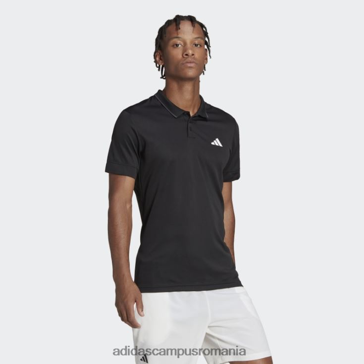 adidas campus romania tricou polo tenis freelift negru bărbați negru J266N214354
