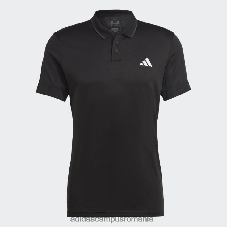 adidas campus romania tricou polo tenis freelift negru bărbați negru J266N214354