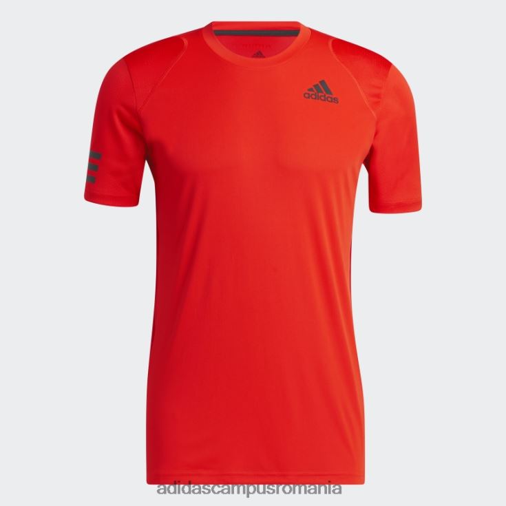 adidas campus romania tricou portocaliu îndrăzneț de tenis club cu 3 dungi bărbați portocaliu îndrăzneț J266N214975