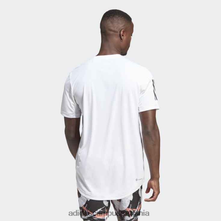 adidas campus romania tricou tenis club 3 dungi alb bărbați alb J266N213922