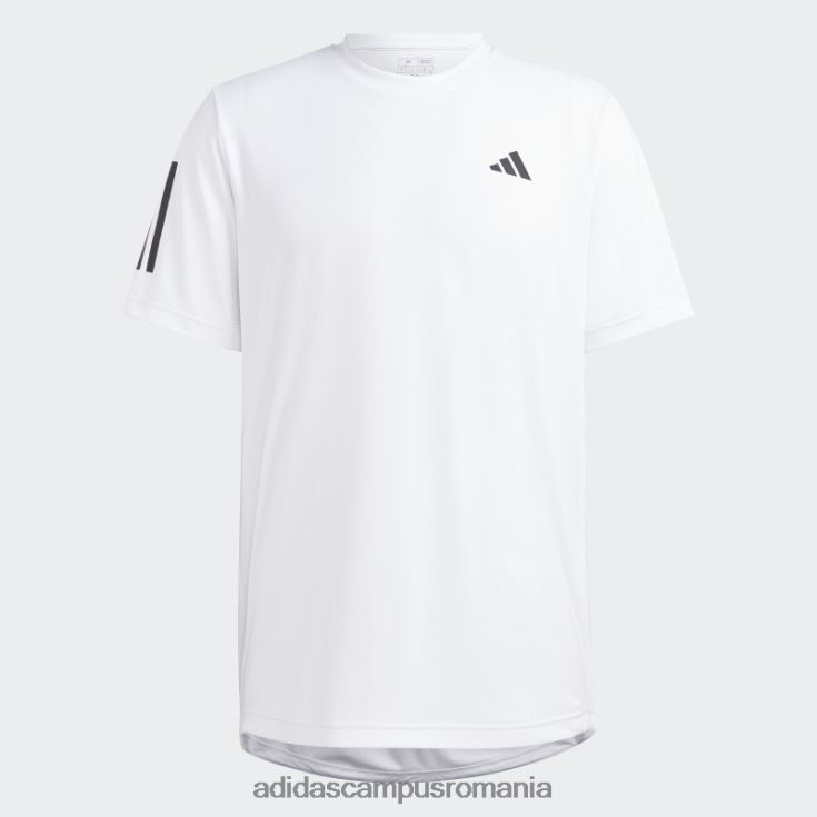 adidas campus romania tricou tenis club 3 dungi alb bărbați alb J266N213922