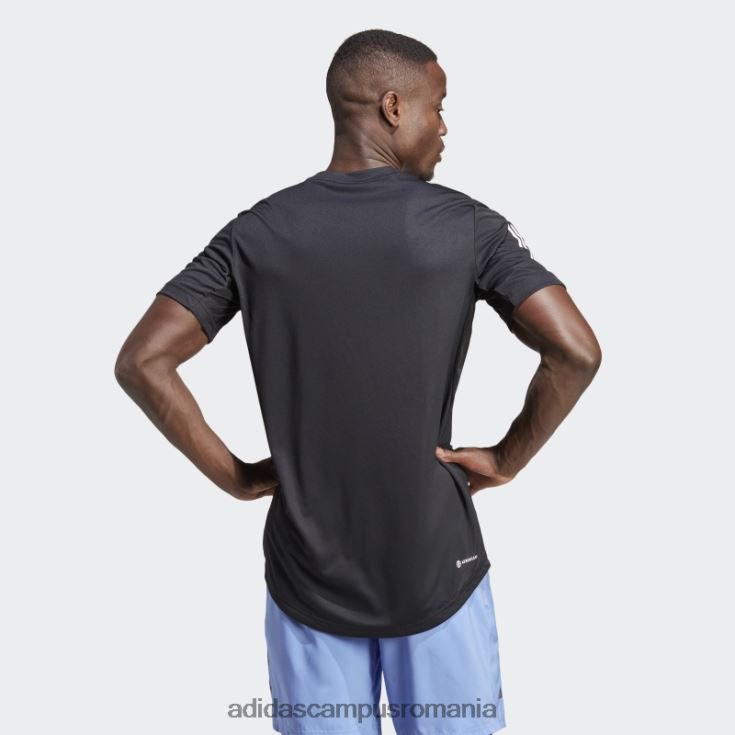 adidas campus romania tricou tenis club 3 dungi negru adidas bărbați negru J266N213944