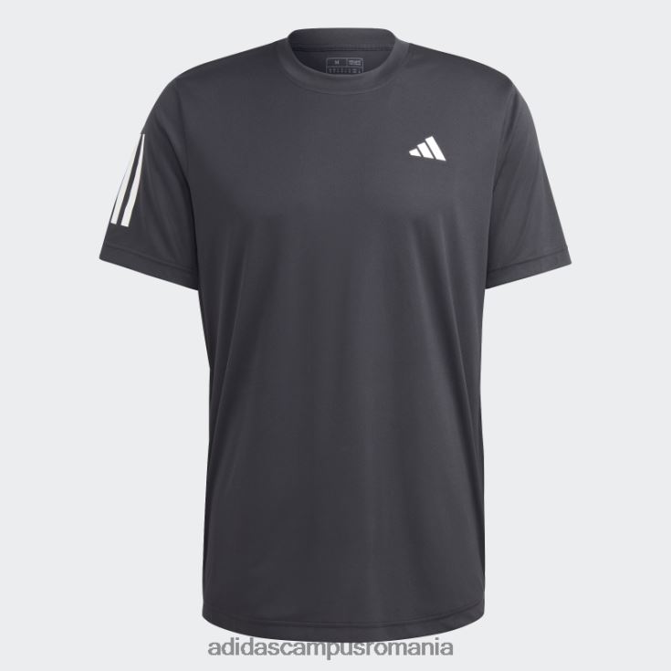 adidas campus romania tricou tenis club 3 dungi negru adidas bărbați negru J266N213944