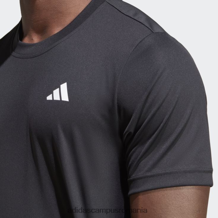 adidas campus romania tricou tenis club 3 dungi negru adidas bărbați negru J266N213944