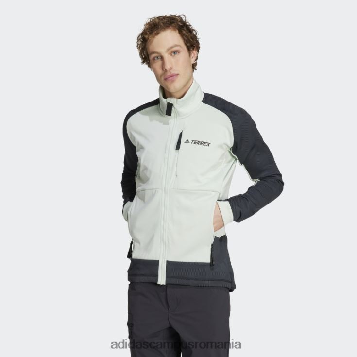 adidas campus romania Terrex tech flooce hiking fleece verde adidas bărbați verde/negru J266N213548