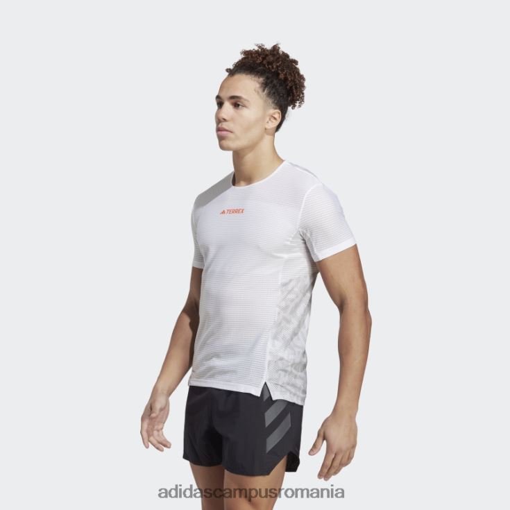 adidas campus romania Tricou de alergare terrex agravic pro alb bărbați alb/gri J266N26307