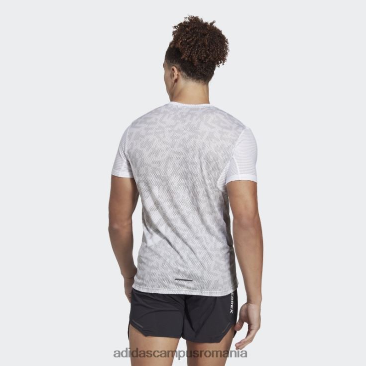adidas campus romania Tricou de alergare terrex agravic pro alb bărbați alb/gri J266N26307