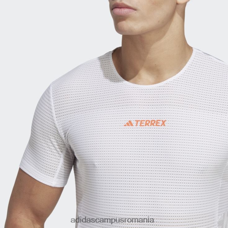 adidas campus romania Tricou de alergare terrex agravic pro alb bărbați alb/gri J266N26307