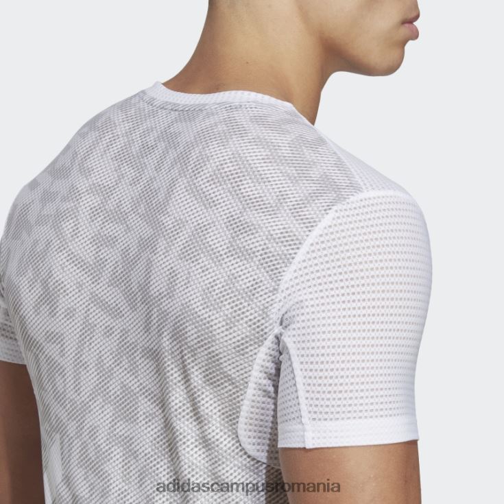 adidas campus romania Tricou de alergare terrex agravic pro alb bărbați alb/gri J266N26307