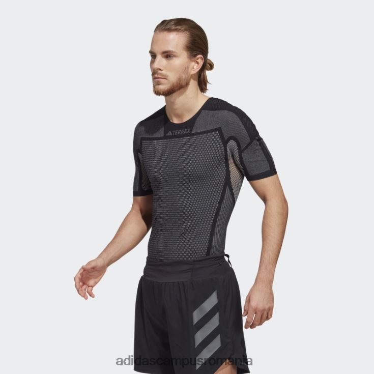 adidas campus romania Tricou de bază cu mânecă scurtă terrex drynamo, negru bărbați alb negru J266N213891