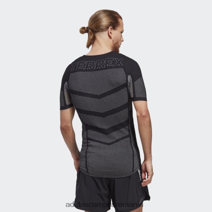 adidas campus romania Tricou de bază cu mânecă scurtă terrex drynamo, negru bărbați alb negru J266N213891