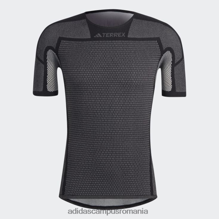 adidas campus romania Tricou de bază cu mânecă scurtă terrex drynamo, negru bărbați alb negru J266N213891
