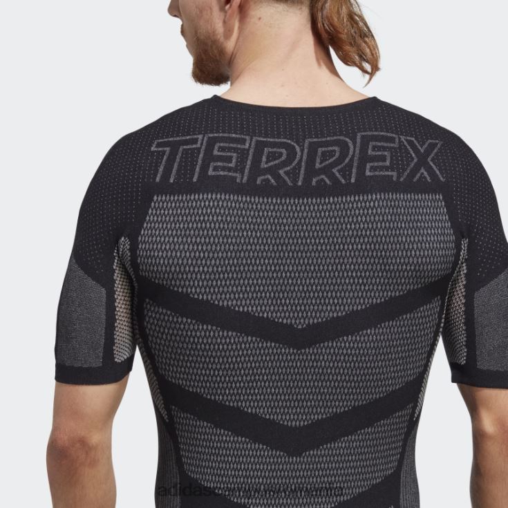 adidas campus romania Tricou de bază cu mânecă scurtă terrex drynamo, negru bărbați alb negru J266N213891