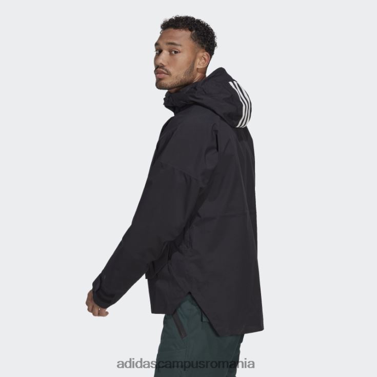 adidas campus romania black terrex 2 layer rain.rdy anorac de zăpadă bărbați negru J266N213900