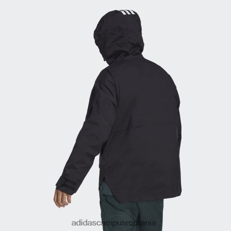 adidas campus romania black terrex 2 layer rain.rdy anorac de zăpadă bărbați negru J266N213900