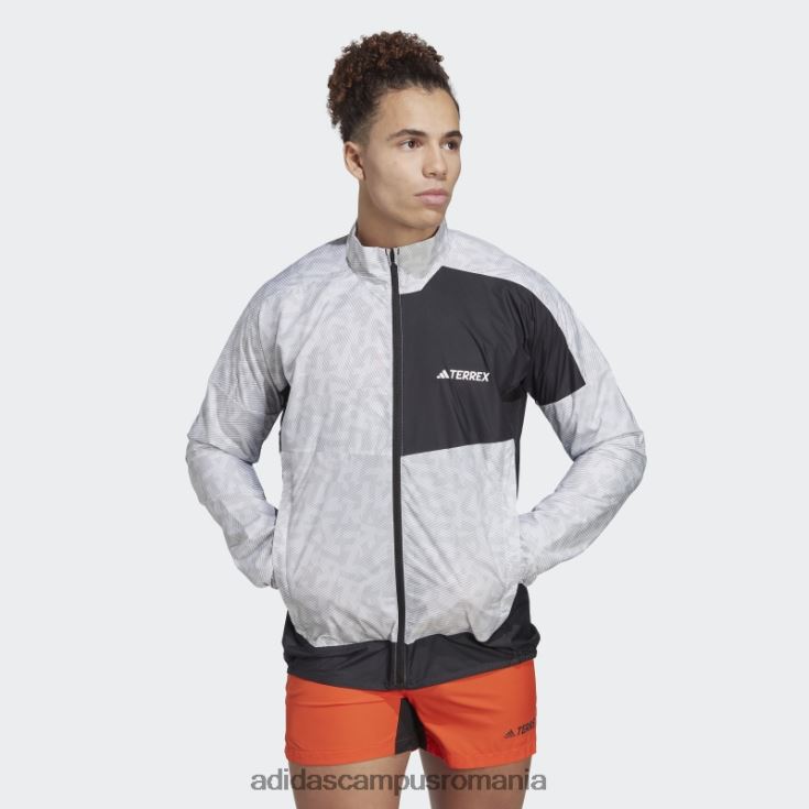 adidas campus romania cască de vânt elegant Terrex trail running gri bărbați alb/gri J266N213661