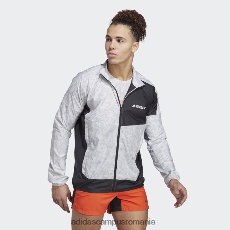 adidas campus romania cască de vânt elegant Terrex trail running gri bărbați alb/gri J266N213661