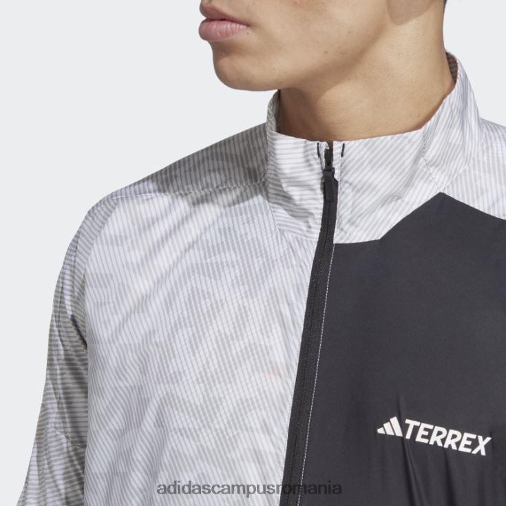 adidas campus romania cască de vânt elegant Terrex trail running gri bărbați alb/gri J266N213661