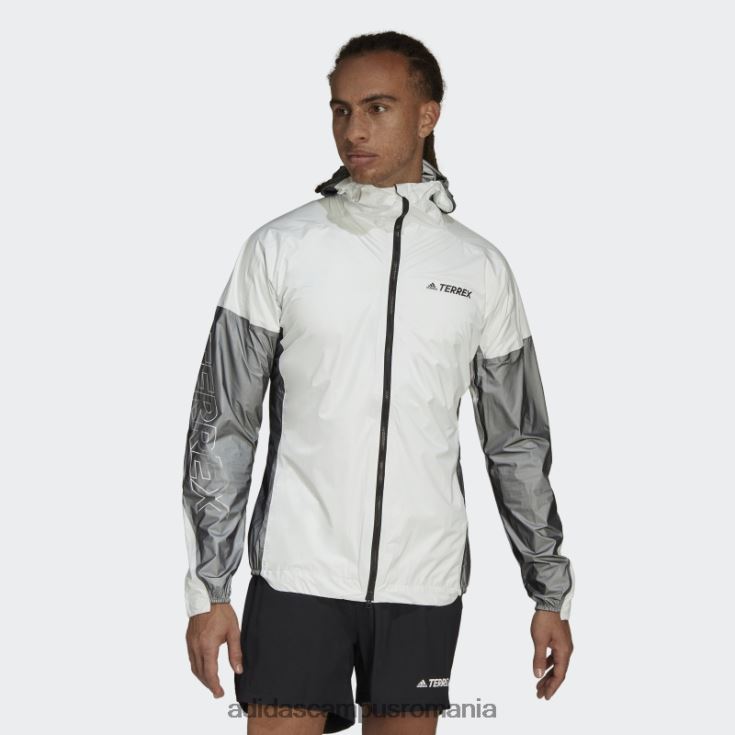 adidas campus romania geacă de ploaie terrex agravic pro trei straturi albă bărbați alb negru J266N214150