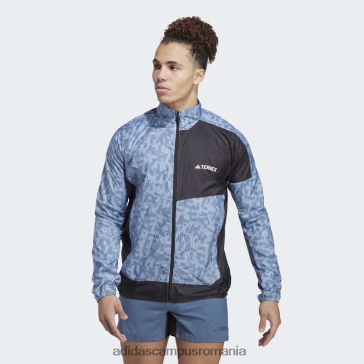 adidas campus romania geacă de vânt terrex trail running albastru zori bărbați albastru zori/oțel J266N27514
