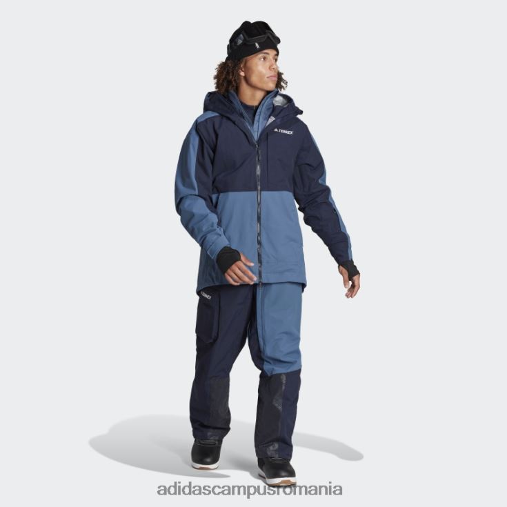 adidas campus romania geacă de zăpadă post-consum terrex 3 straturi oțel adidas bărbați oțel/cerneală J266N213734