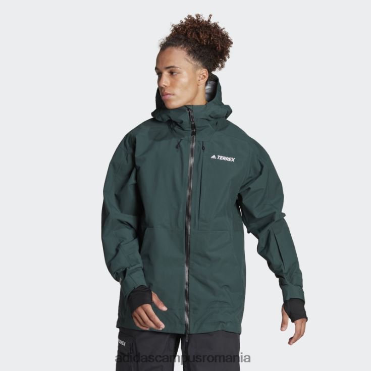 adidas campus romania geacă de zăpadă post-consum terrex 3 straturi verde bărbați verde J266N213520