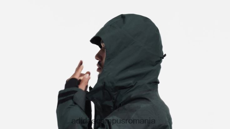 adidas campus romania geacă grafică pentru zăpadă izolată în 2 straturi terrex verde adidas bărbați verde/negru J266N214076