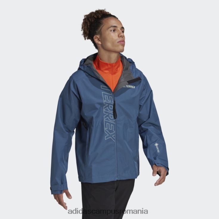 adidas campus romania geaca de ploaie steel terrex gore-tex paclite bărbați oţel J266N214758