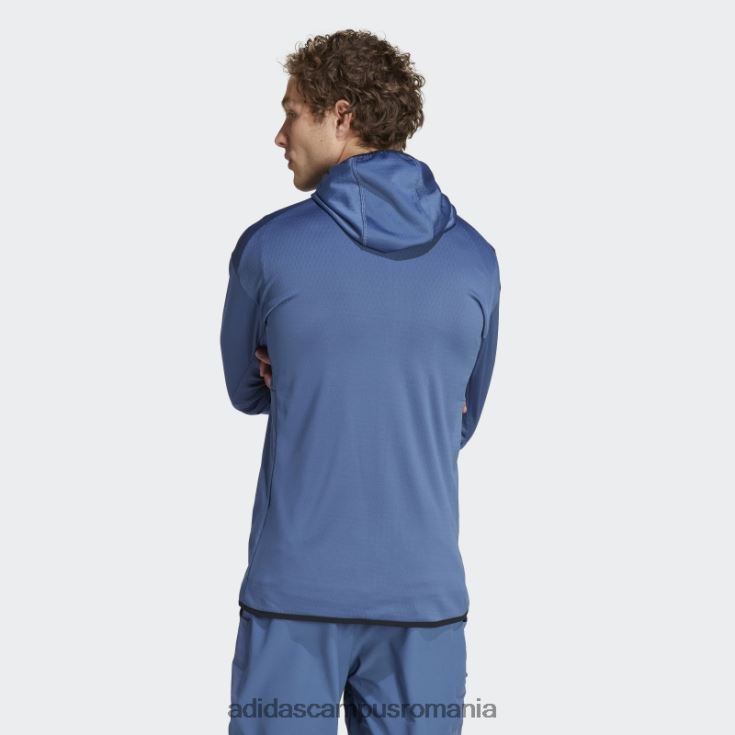 adidas campus romania jachetă de drumeție cu glugă ușoară din oțel terrex tech flooce bărbați oţel J266N26076
