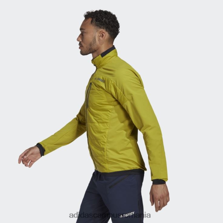 adidas campus romania jachetă de izolație hibridă olive terrex primaloft bărbați măsline J266N214957