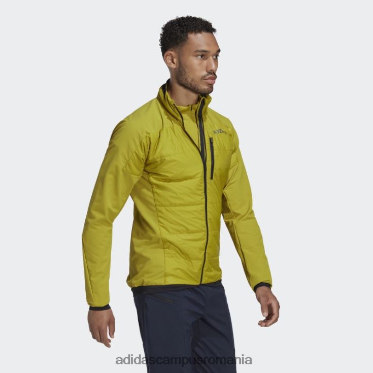 adidas campus romania jachetă de izolație hibridă olive terrex primaloft bărbați măsline J266N214957