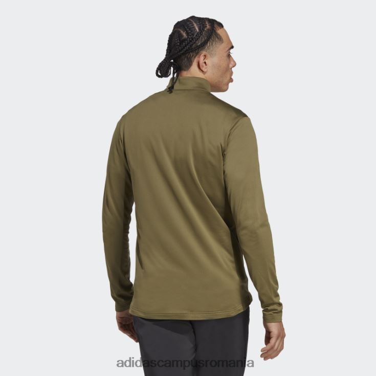 adidas campus romania jachetă fleece cu fermoar multiplu olive terrex bărbați măsline J266N26089