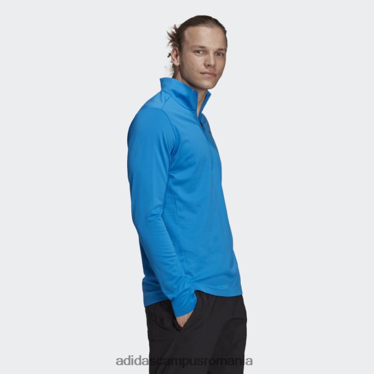 adidas campus romania jachetă fleece cu jumătate de fermoar terrex everyhike albastru șoc bărbați albastru șoc J266N214825