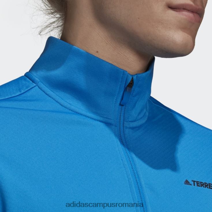 adidas campus romania jachetă fleece cu jumătate de fermoar terrex everyhike albastru șoc bărbați albastru șoc J266N214825